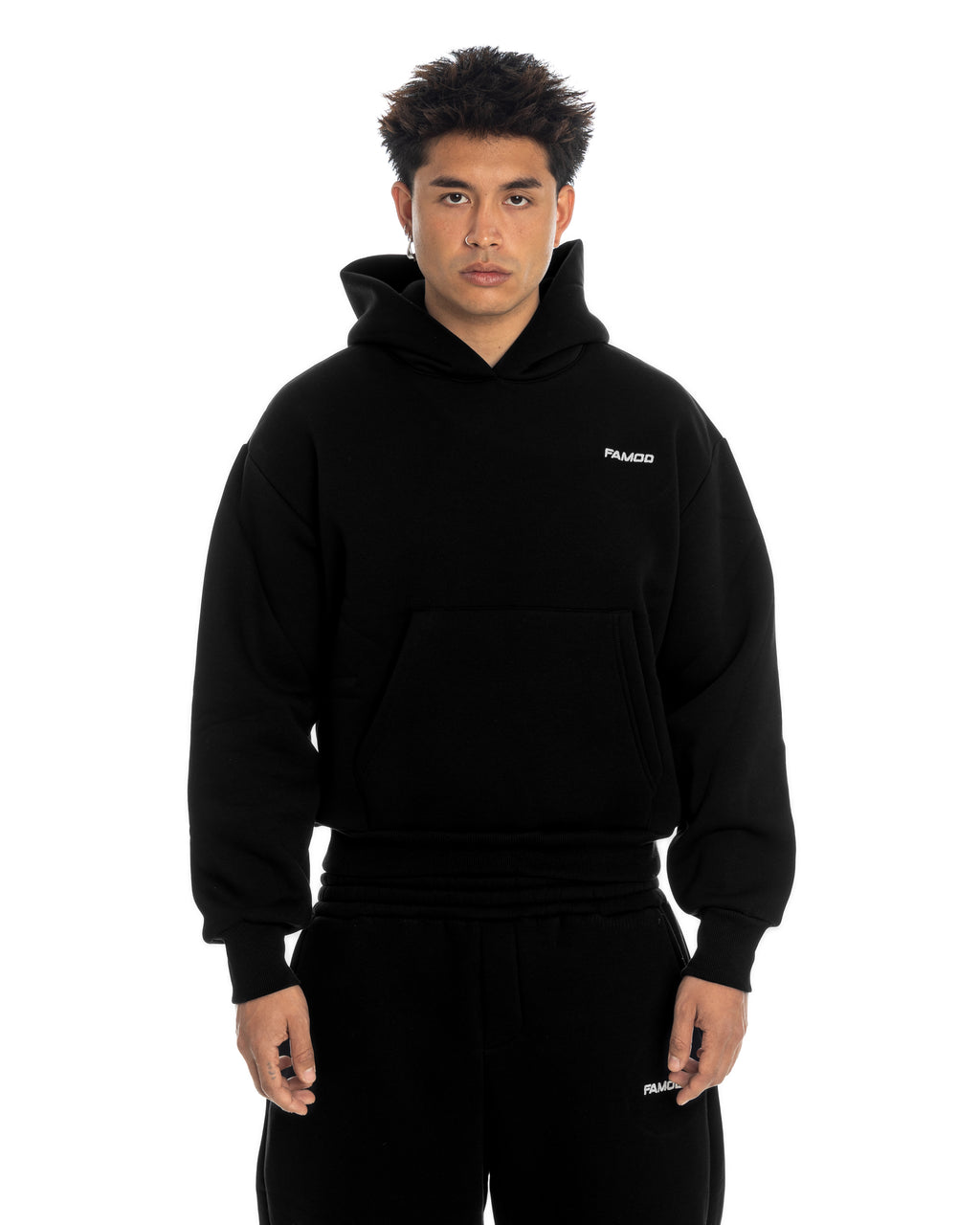 HOODED TRACKSUIT BLACK