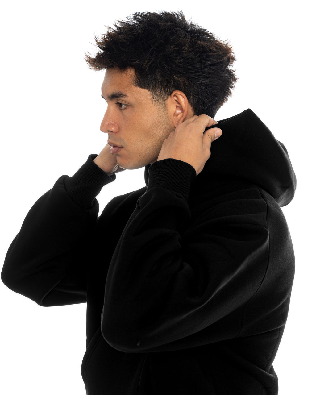 HOODED TRACKSUIT BLACK