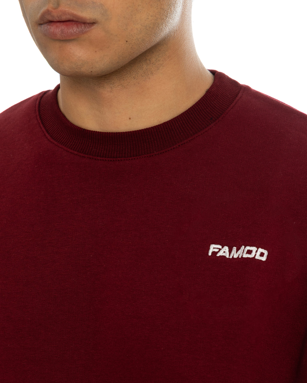 CREWNECK BORDEAUX